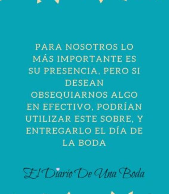 Regalo en efectivo: ¿cómo lo has manejado sin verte demandante y materialista? 3