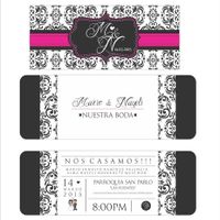 Mi vestido zapatos ramo e invitaciones  - 1