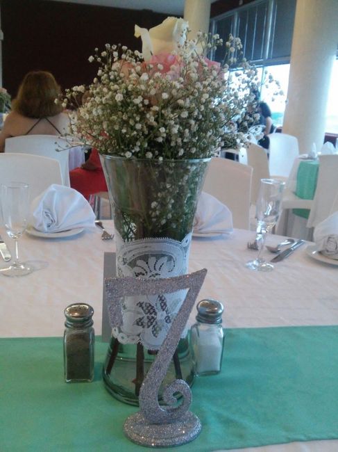 base, centro de mesa