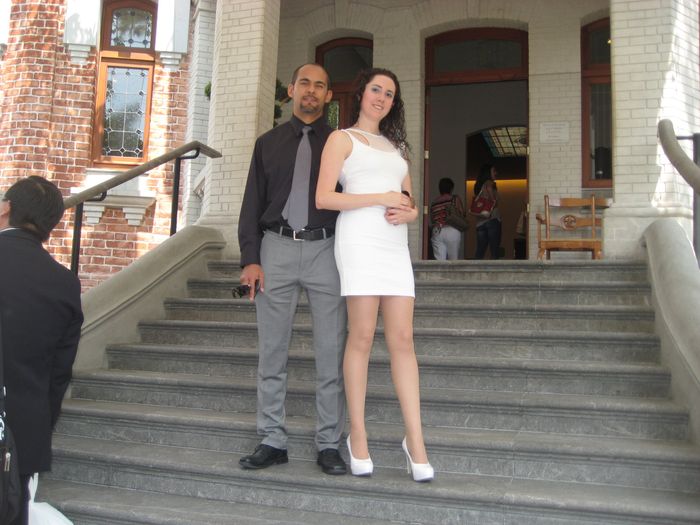 Con mi amor en la escalera 2