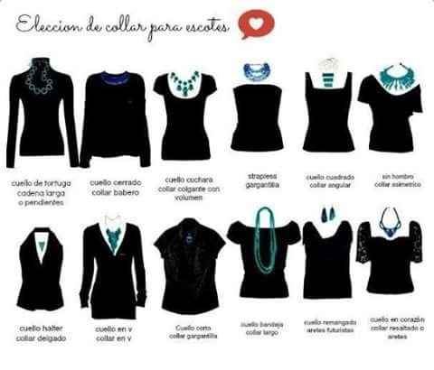 Tipo de escote... tipo de collar - 1