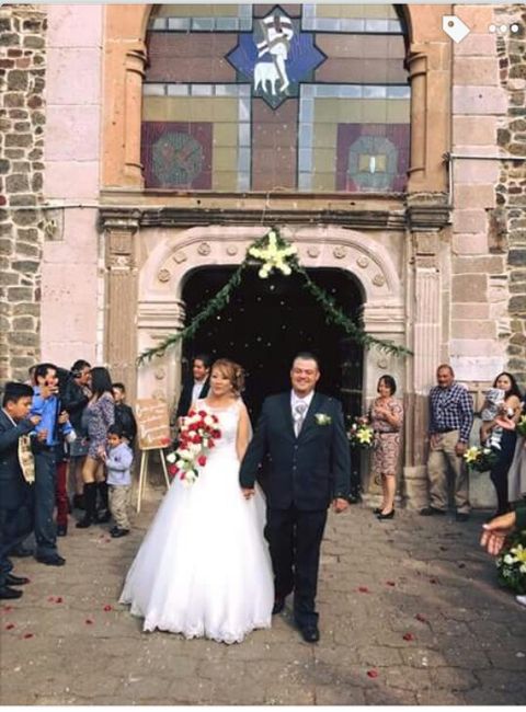 Hoy exactamente a un mes!!!👰💐❤ - 2