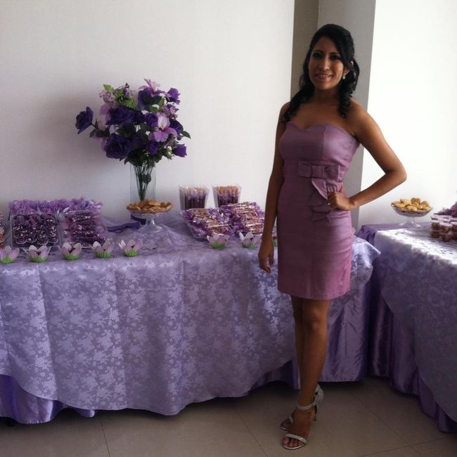 la mesa de confiretia