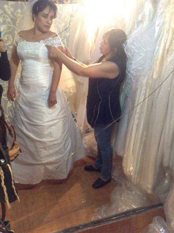 Vestido con adaptaciones 