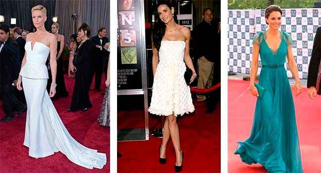 Vestidos triángulo invertido