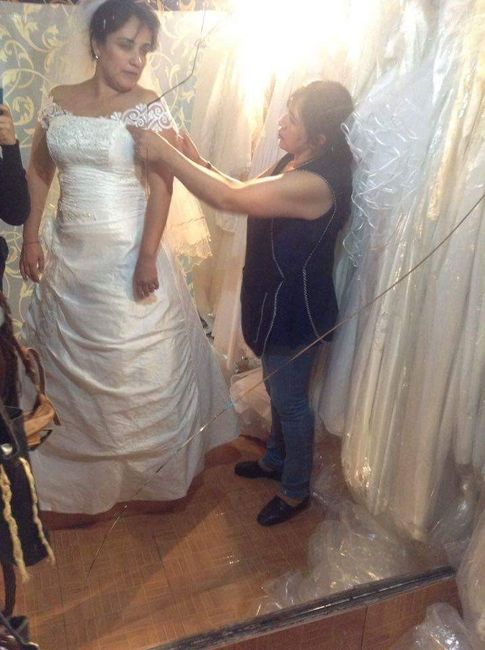 Vestido con adaptaciones 