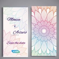 Save the date mandalas hindúes
