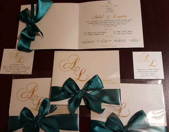 Ya tengo invitaciones - 1