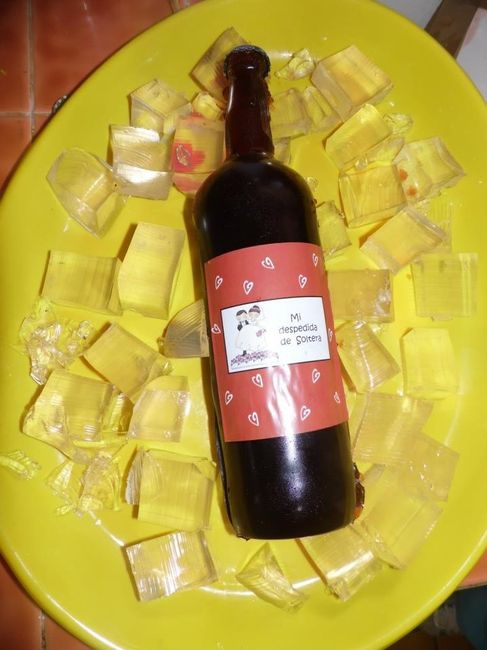 gelatina de botella