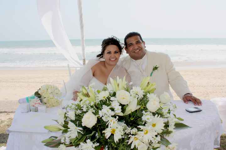 mesa de novios