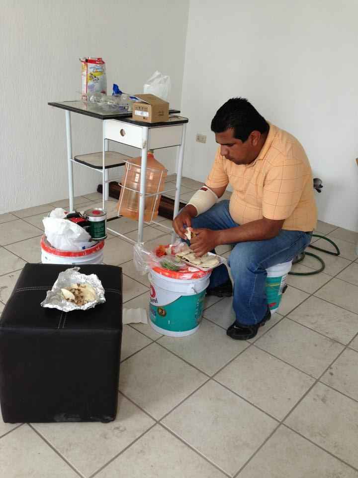 en casa