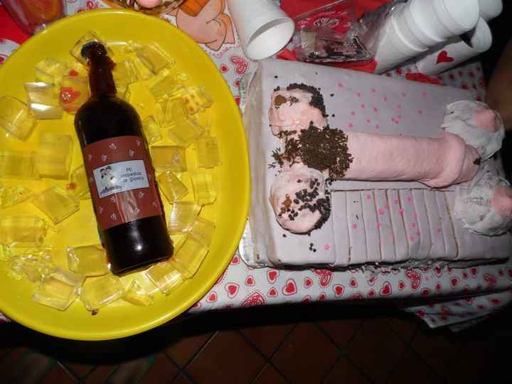 pastel y gelatina de mi 