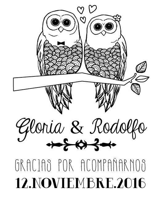 Nuestro logo para la boda! - 1