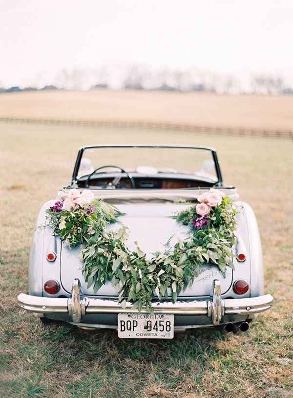 El carro de los novios!! - 1