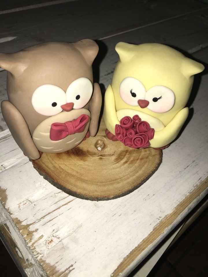 Cake toppers de buho! - 2
