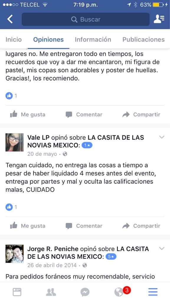 Tengo miedo... referencias "La casita de las Novias México" - 1