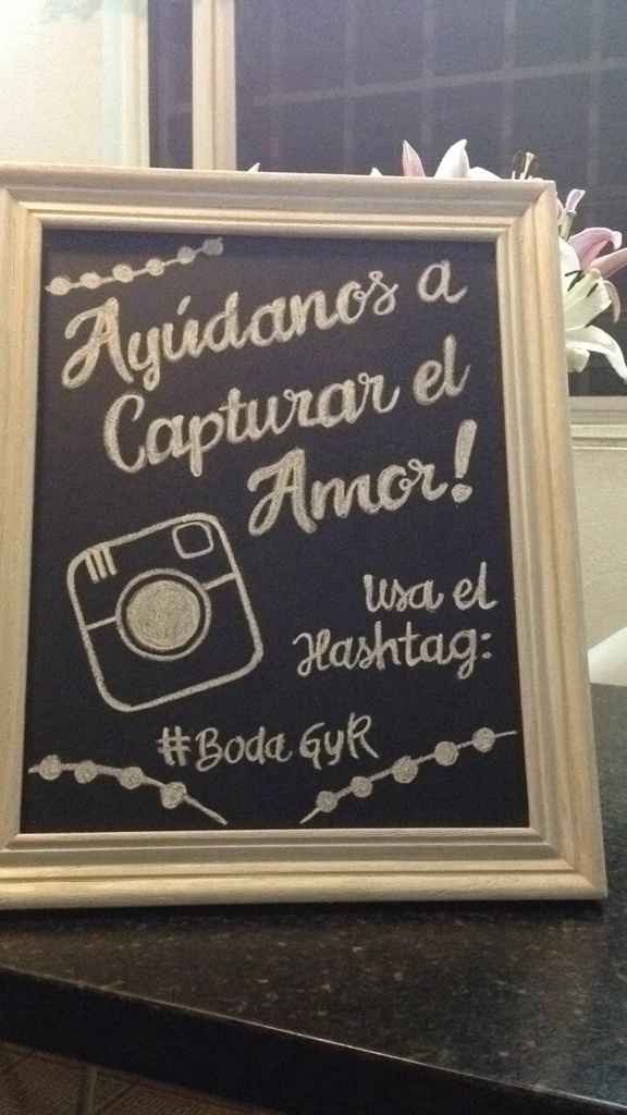 Pizarron para hashtag - 1