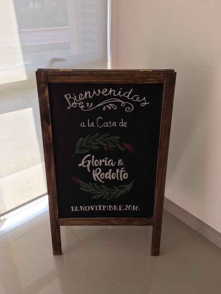 Letrero de bienvenida - 2