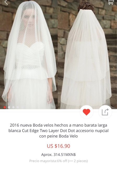 Velo de novia - 1
