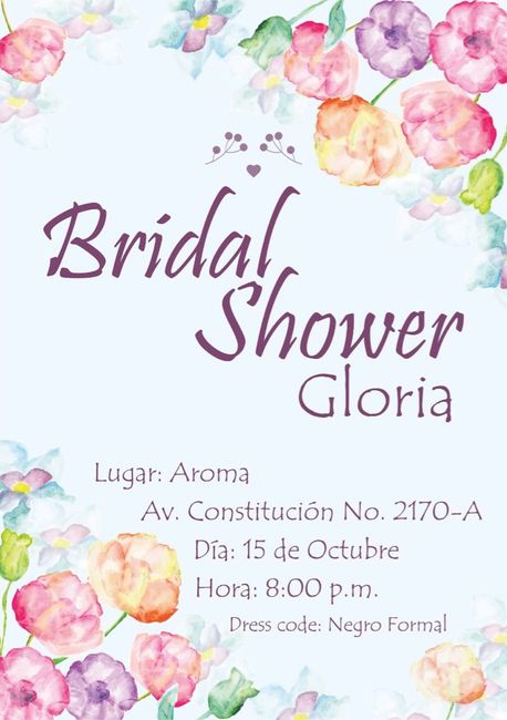 Invitacion de despedida - 1
