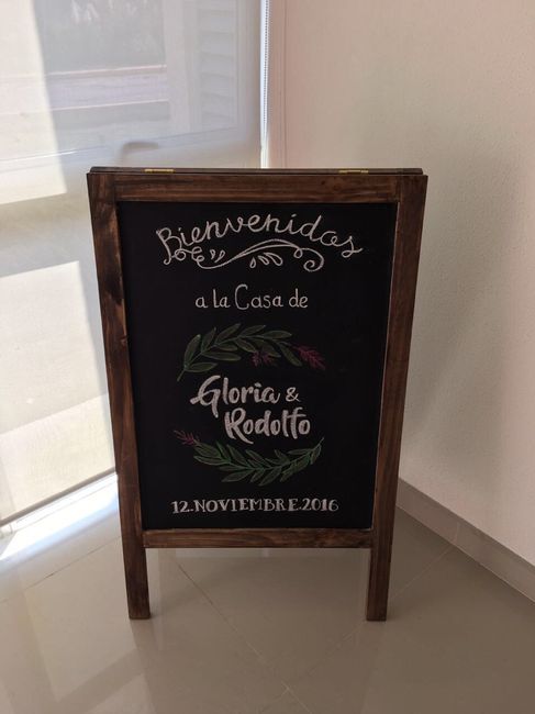 Letrero de bienvenida - 2