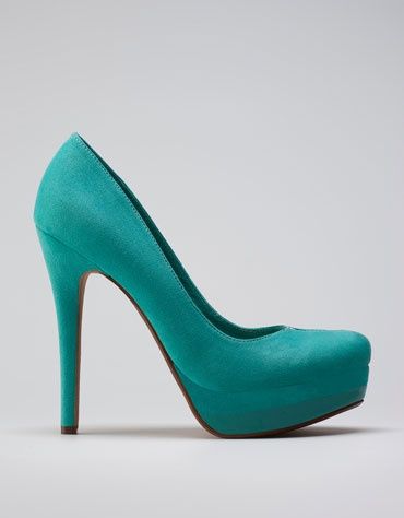 zapatos en turquesa