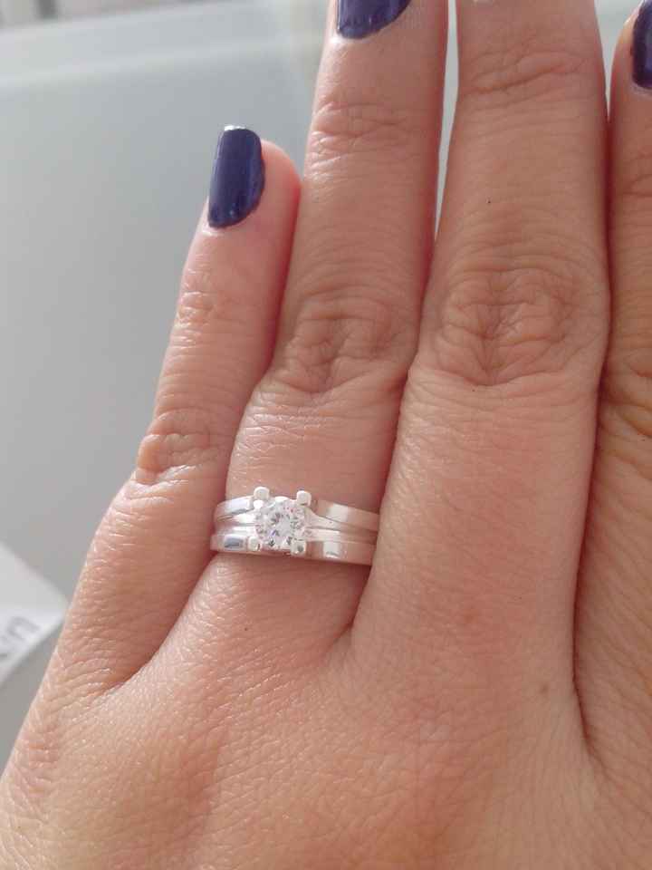 A presumir nuestros anillos de compromiso y la manera en que nos los dieron y/o propusieron matrimon