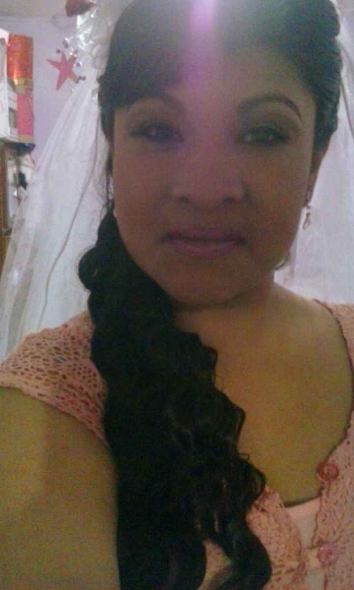 Prueba de maquillaje y peinado... - 1