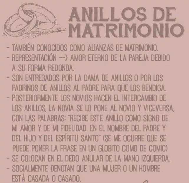 Sig. de los elementos en la ceremonia - 1