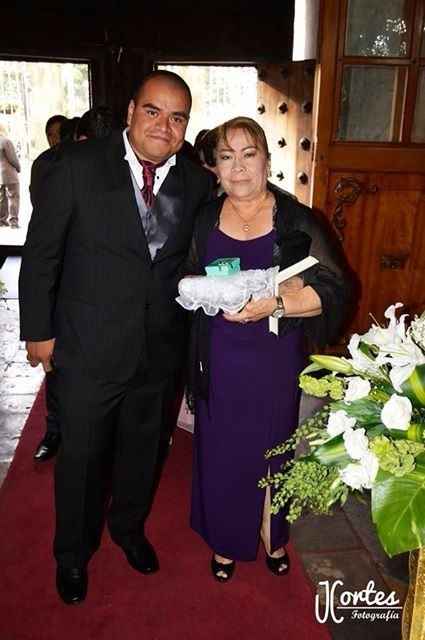 El novio y suegra