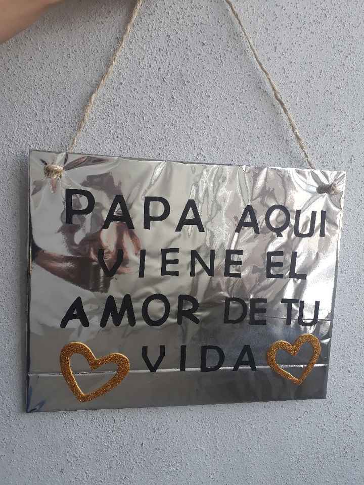 Letrero para mi hijo en la ceremonia! - 1