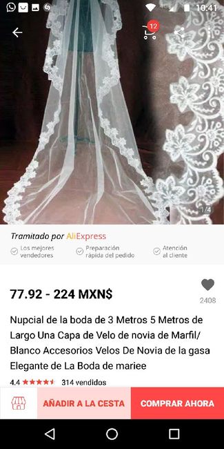 Recomendación para comprar velo - 1