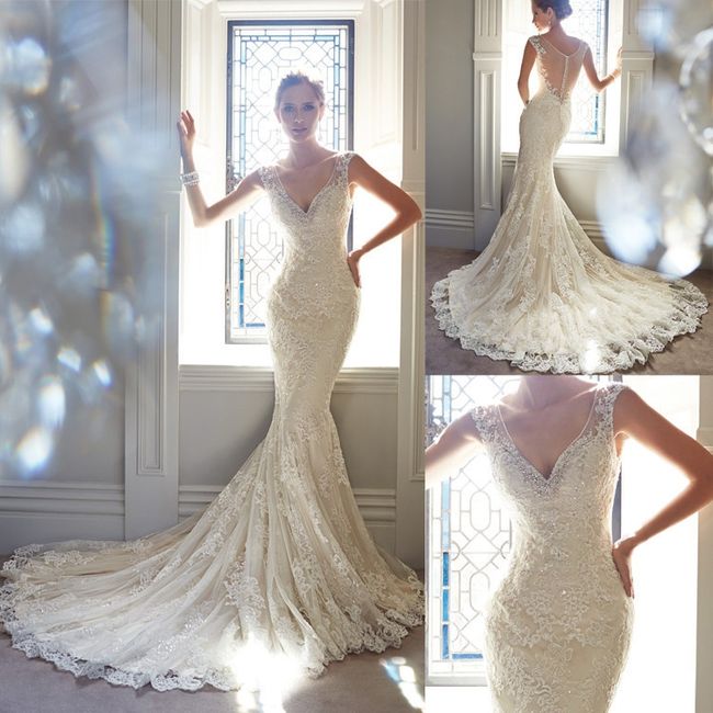 3 vestidos - 3 novias - qué calificación les das? - 1