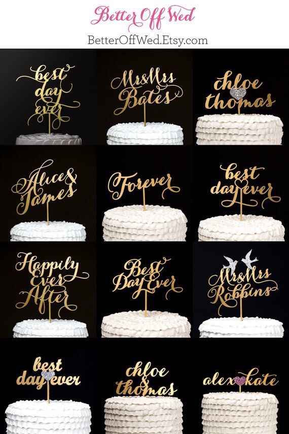 Variedad de cake topper - 1