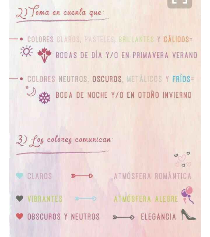 Tu ya elegiste los colores de tu boda? - 2