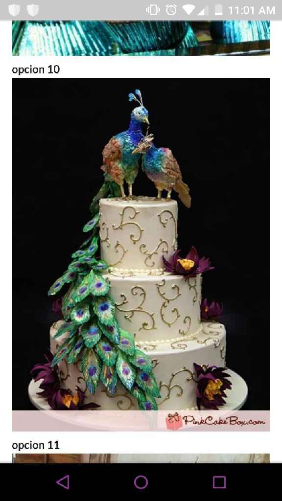 Pasteles peacock - 2