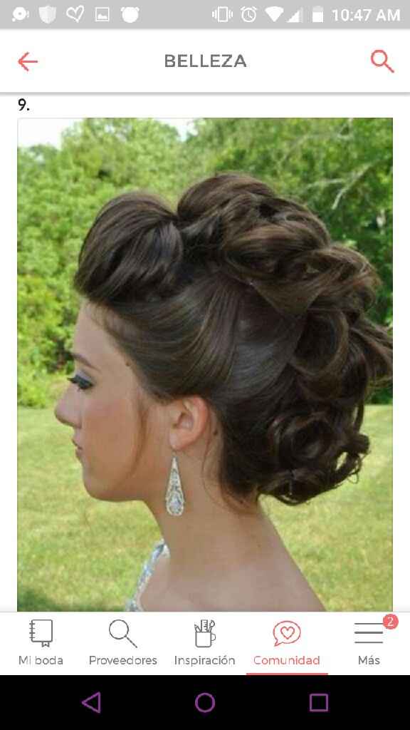 Peinados estilo Mohawk para la boda - 1