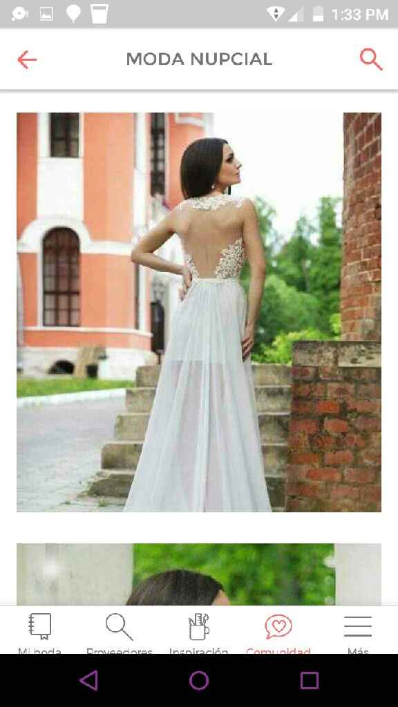 Vestidos con hermosos diseños en la espalda - 1