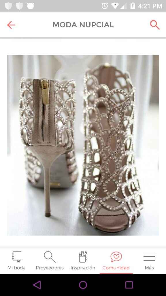 Zapatillas de novia ¿cuáles te gustan? - 1