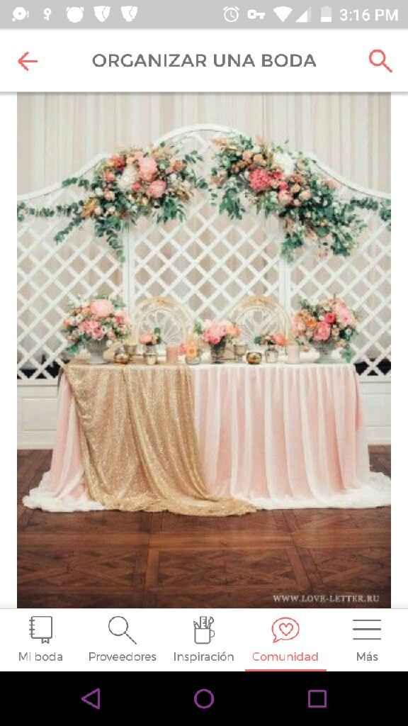  Mesa de novios ❤️ ¿cuál te gustan más ? - 1