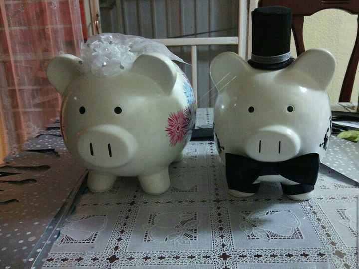  Cerditos novia y novio - 1