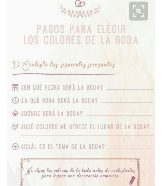 Tu ya elegiste los colores de tu boda? - 1