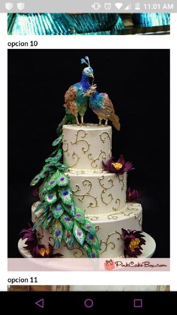 Pasteles peacock - 2