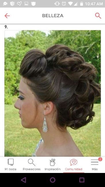 Peinados estilo Mohawk para la boda - 1