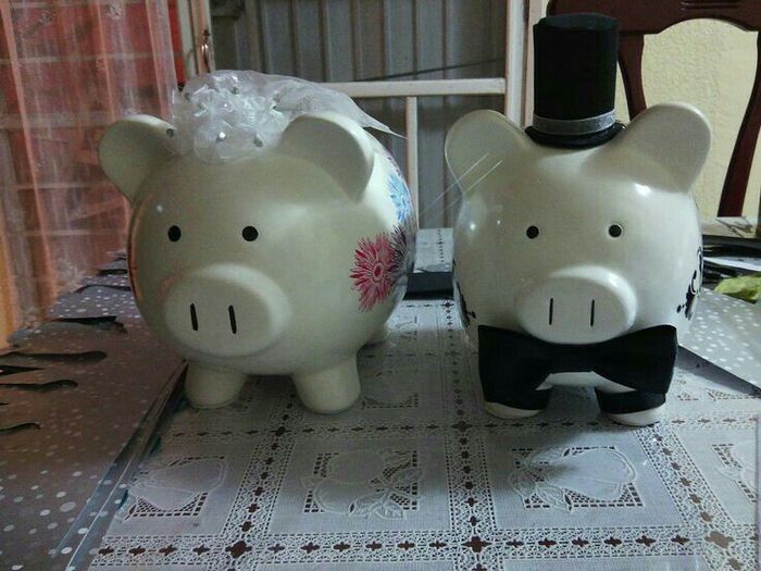  Cerditos novia y novio - 1