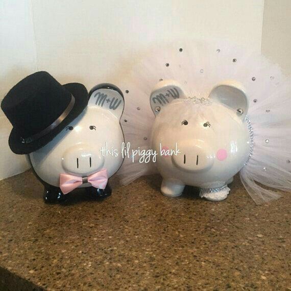  Cerditos novia y novio - 2
