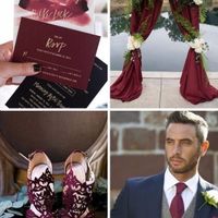 Wedding Colors Palette - Elegant Wine