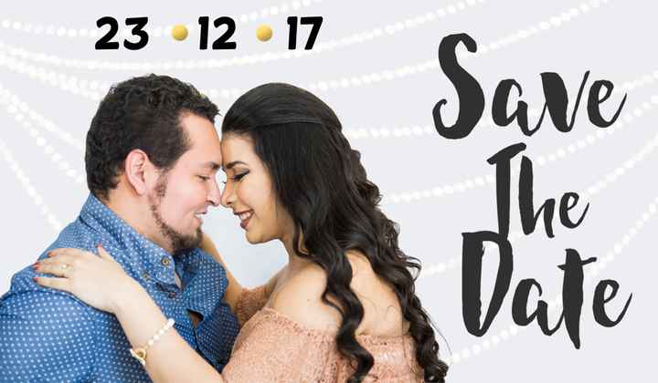 Save the date (help) cual foto les gusta mas? - 1