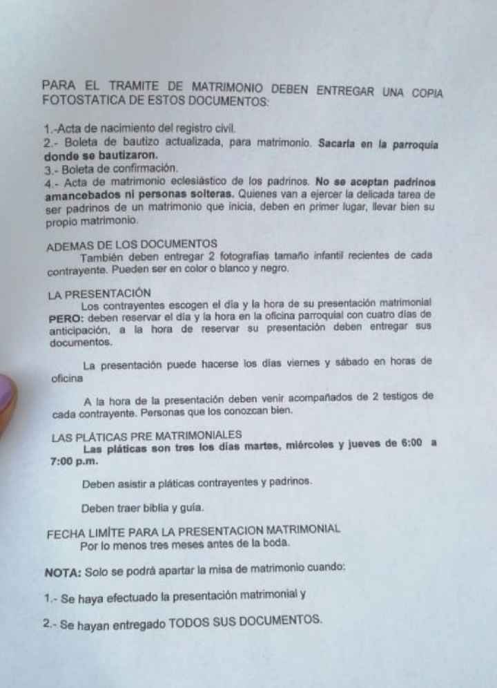 Iglesia el ranchito y sus tramites - 1