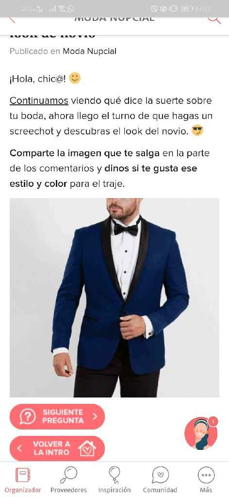 Haz screenshot y descubre el look de novio - 1